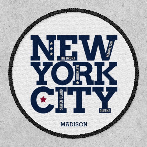 Custom name New York City Patch