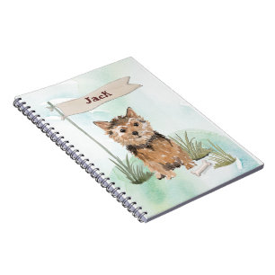 Custom Name Norfolk Terrier Pet Dog Notebook