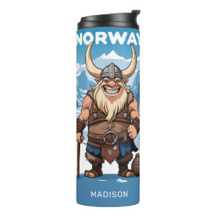 Custom Name Norwegian Troll Thermal Tumbler