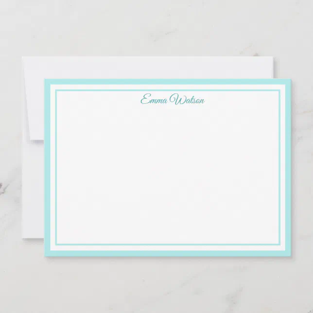 Custom Name Note Card | Zazzle