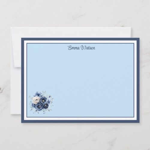 Custom Name Note Card