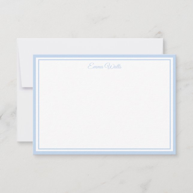 Custom Name Note Card (Front)