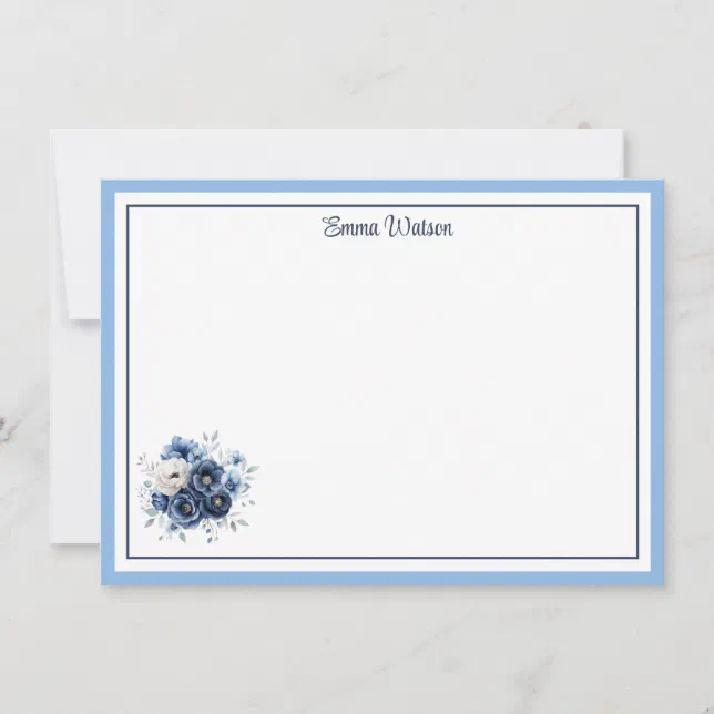 Custom Name Note Card | Zazzle