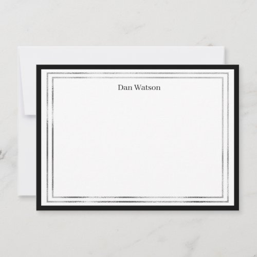 Custom Name Note Card