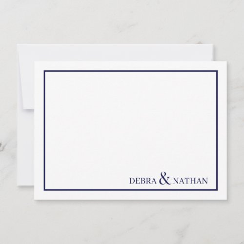 Custom Name Note Card