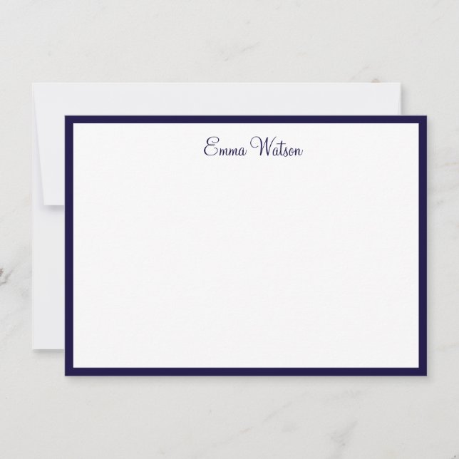 Custom Name Note Card (Front)