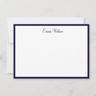 Custom Name Note Card