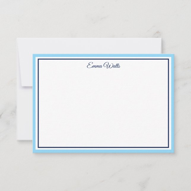 Custom Name Note Card (Front)