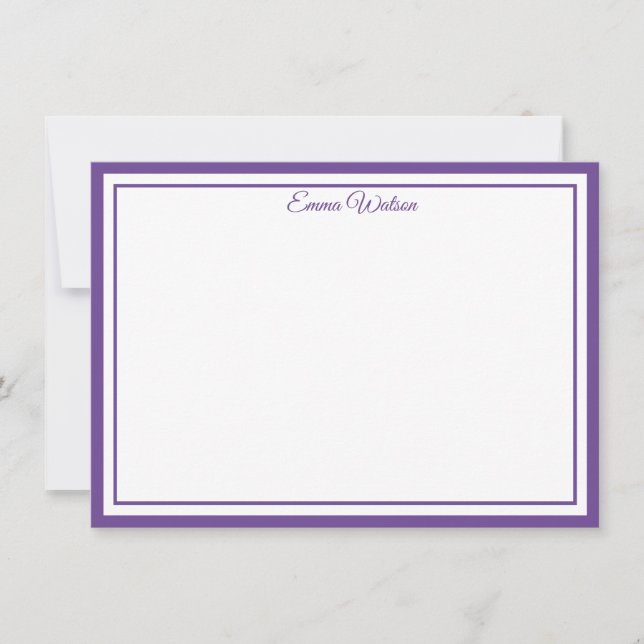 Custom Name Note Card (Front)