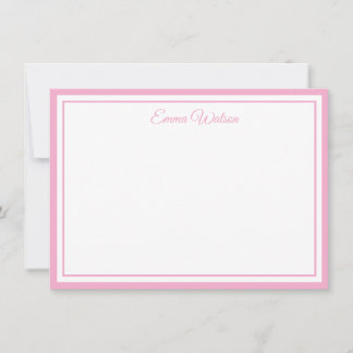 Custom Name Note Card