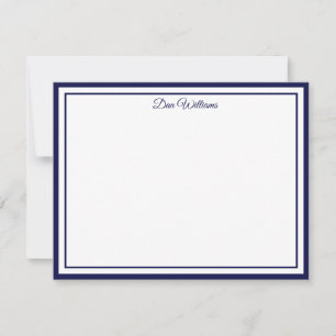 Custom Name Note Card