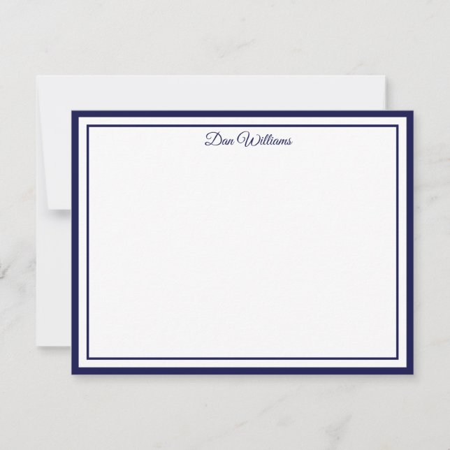 Custom Name Note Card (Front)