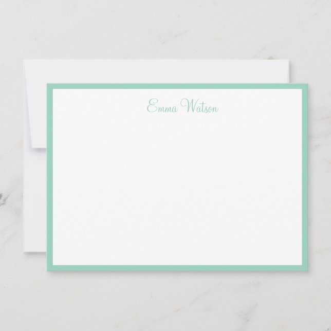 Custom Name Note Card (Front)