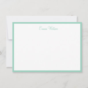 Custom Name Note Card