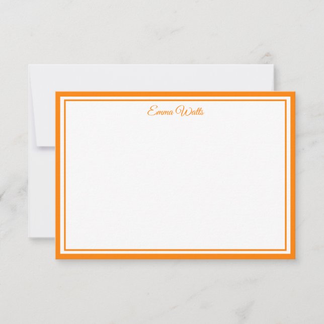Custom Name Note Card (Front)