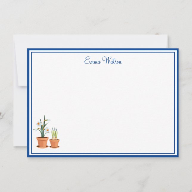 Custom Name Note Card (Front)