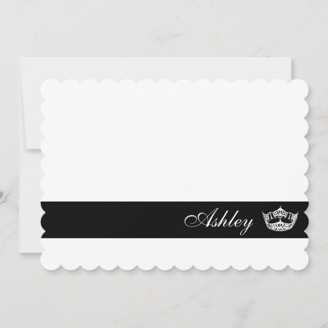 Custom Name Note Card (Front)