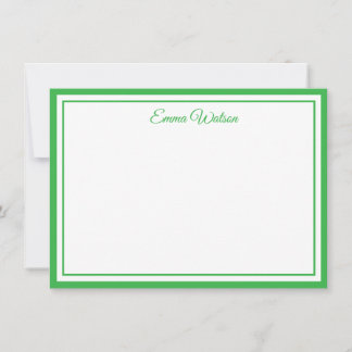 Custom Name Note Card