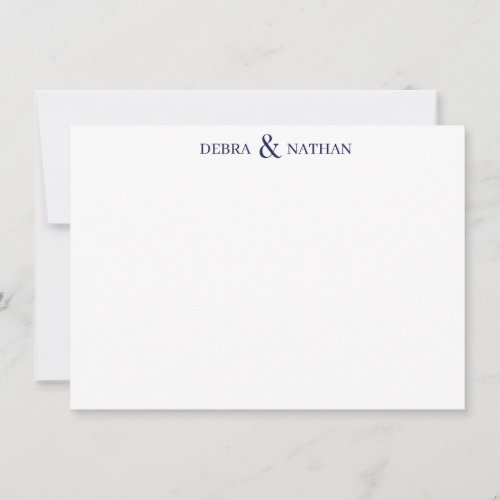 Custom Name Note Card
