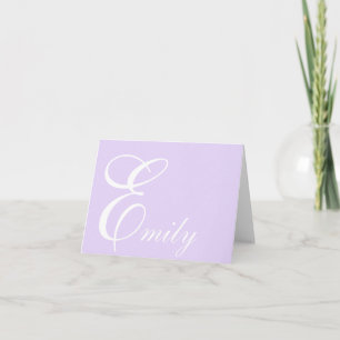 Custom Name Note Card