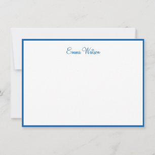 Custom Name Note Card