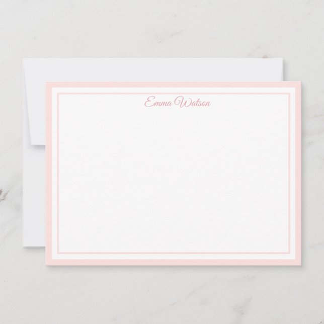 Custom Name Note Card (Front)