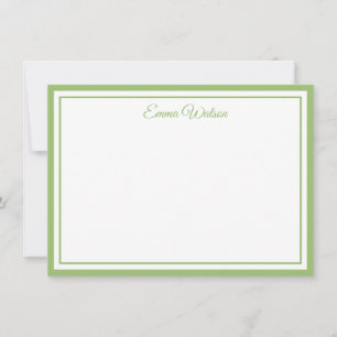 Custom Name Note Card