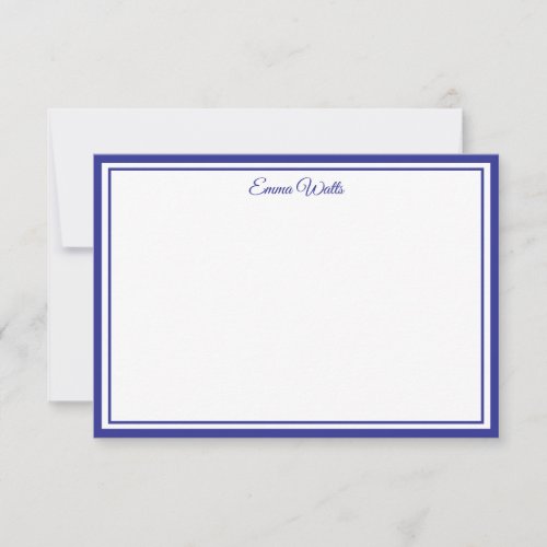 Custom Name Note Card
