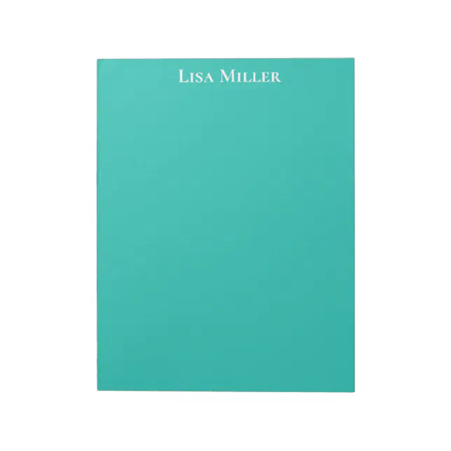Custom Name Notepad | Zazzle