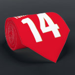 Custom Name, Number, Colors. Sports Fans Neck Tie<br><div class="desc">Personalize with name,  number,  and colors of your choice!</div>