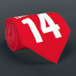 Custom Name, Number, Colors. Sports Fans Neck Tie<br><div class="desc">Personalize with name,  number,  and colors of your choice!</div>