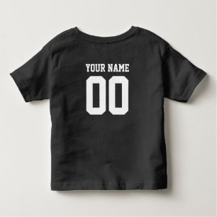 Custom Name Number Cute Toddler T-shirt
