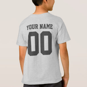 Custom Name Number Kids' Football Jersey Shirt