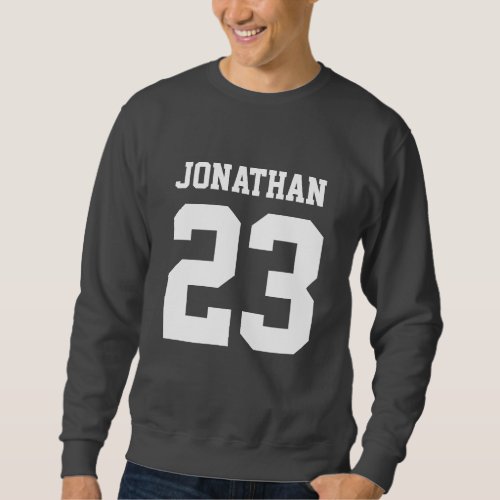 Custom Name Number Mens Sport Jersey T_Shirt Sweatshirt