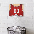 Custom Name/Number Mini Basketball Hoop