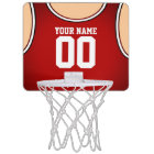 Custom Name/Number Mini Basketball Hoop