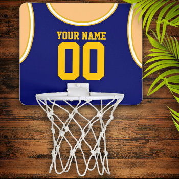 Custom Name/number Mini Basketball Hoop by reflections06 at Zazzle