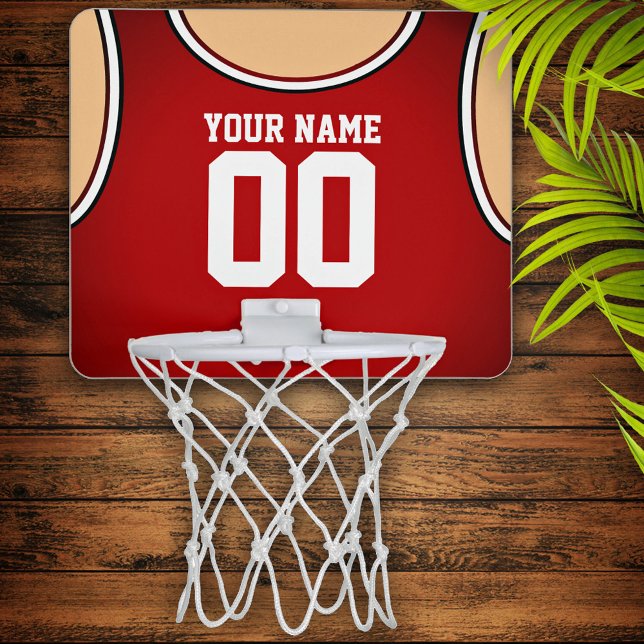 Custom Name/Number Mini Basketball Hoop (Creator Uploaded)