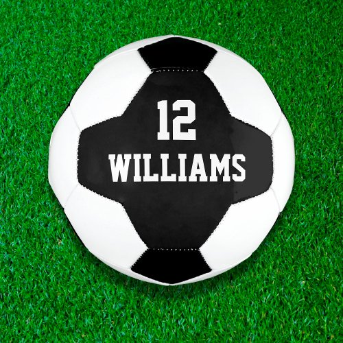 Custom Name Number Personalized Soccer Ball
