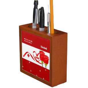 Custom Name Nurse Appreciation Gift  Pencil/Pen Holder