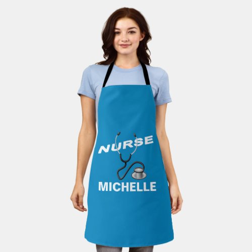 Custom Name Nurse Apron