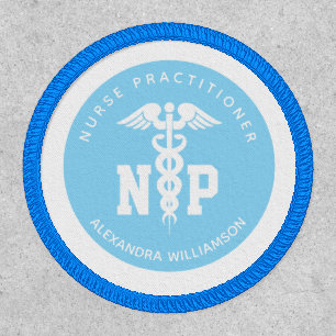 Custom Name Nurse Practitioner Caduceus Medical Patch