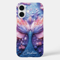 Custom Name Ocean Fantasy Rainbow Mermaid Scale