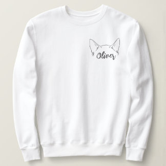 Custom Name Ocicat Cat Mom  Sweatshirt