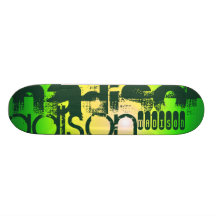 Custom Name on Neon Yellow & Green