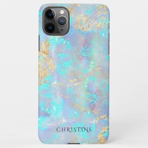 custom name opal stone iPhone 11Pro max case