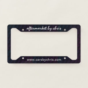 Custom Name or Business License Plate Frame