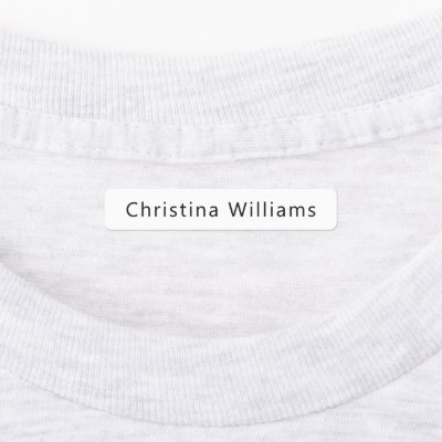 How to get name labels off clothes