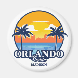 Custom Name Orlando Florida Magnet