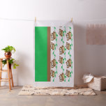 Custom name owls patterned fabric